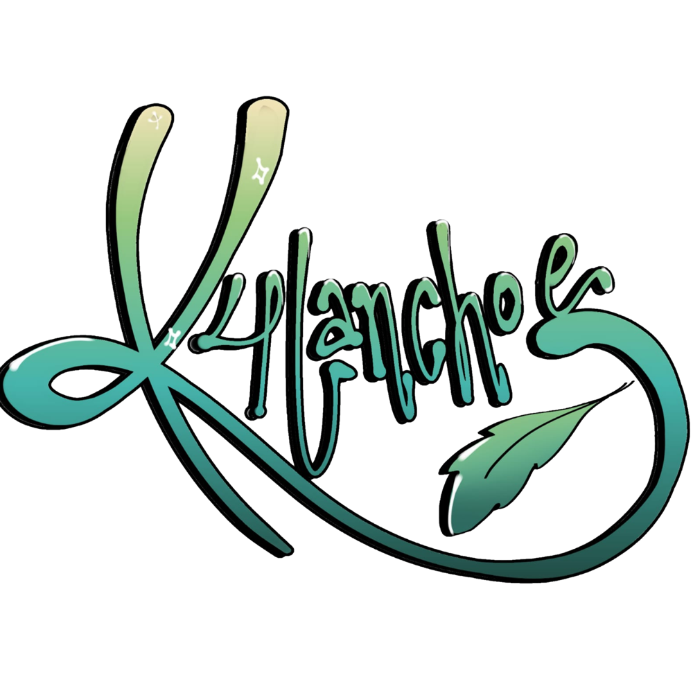 Logo original de K4LANCHOE, dibujado a mano por las fundadoras
